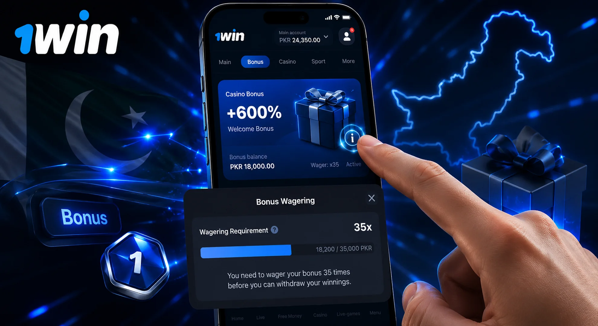 Guide on how to use and wager 1win casino and sports bonus balance correctly