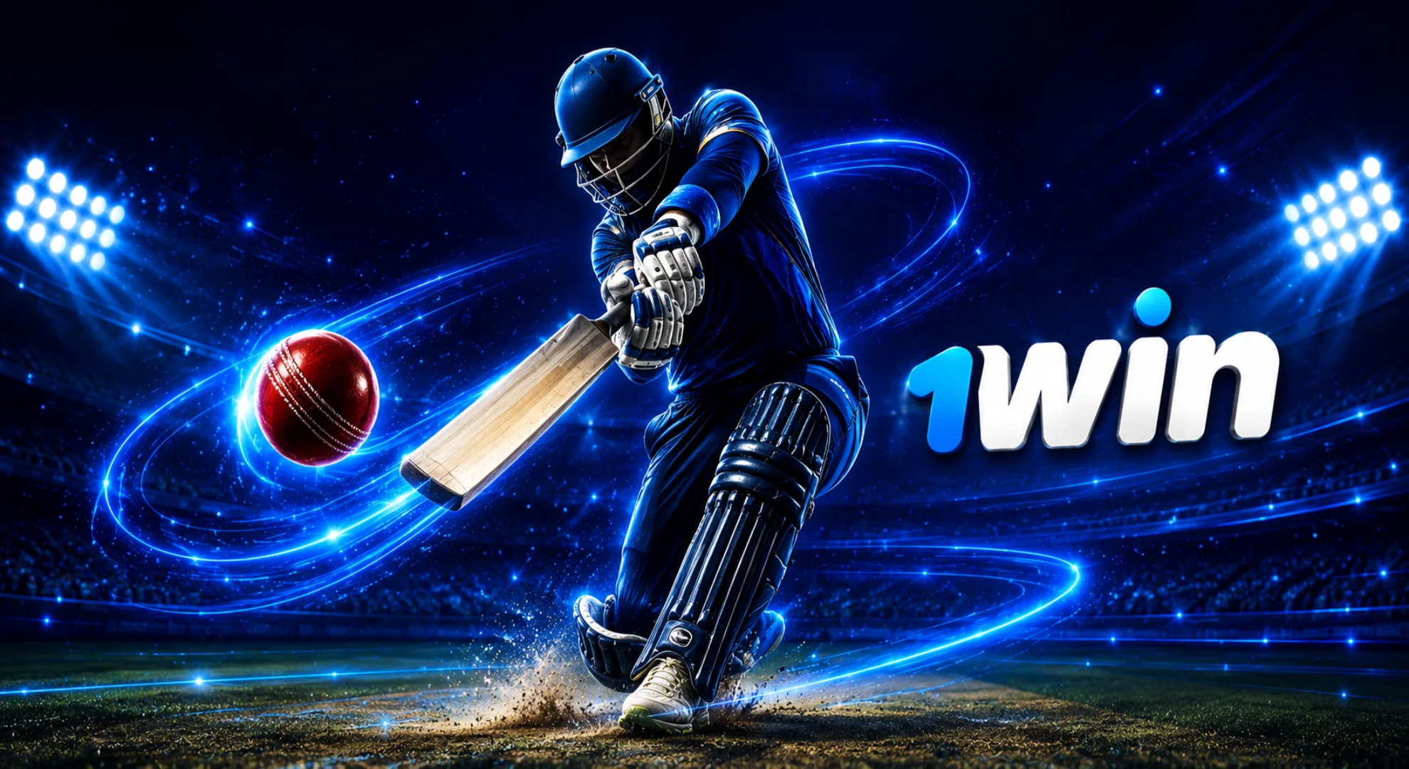 Main types of cricket bets on 1win platform including player stats and totals 2026