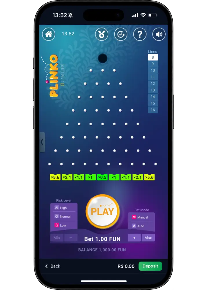 Plinko 1win app