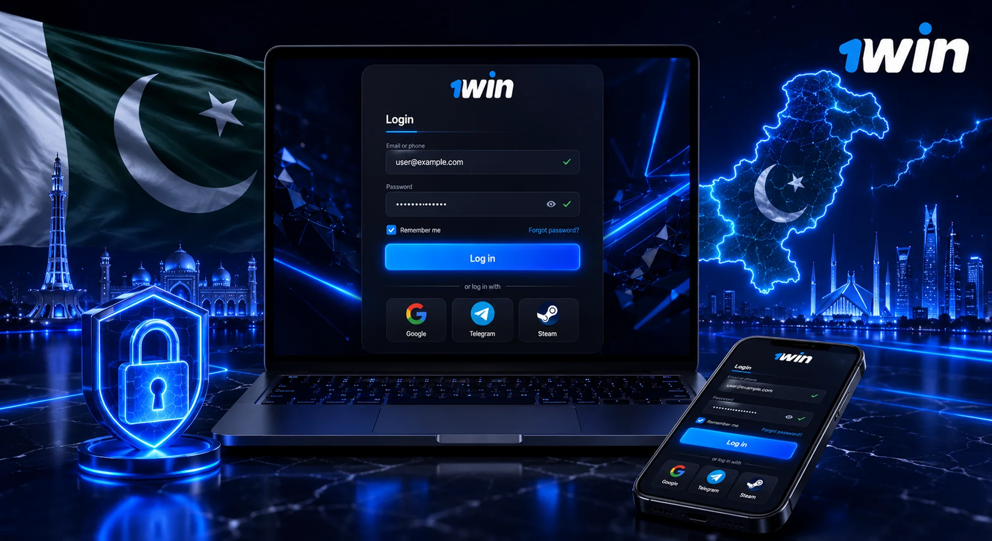 Quick and secure 1win login online process for Pakistan users